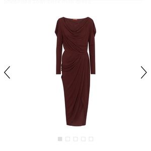 Burgundy Altuzarra dress